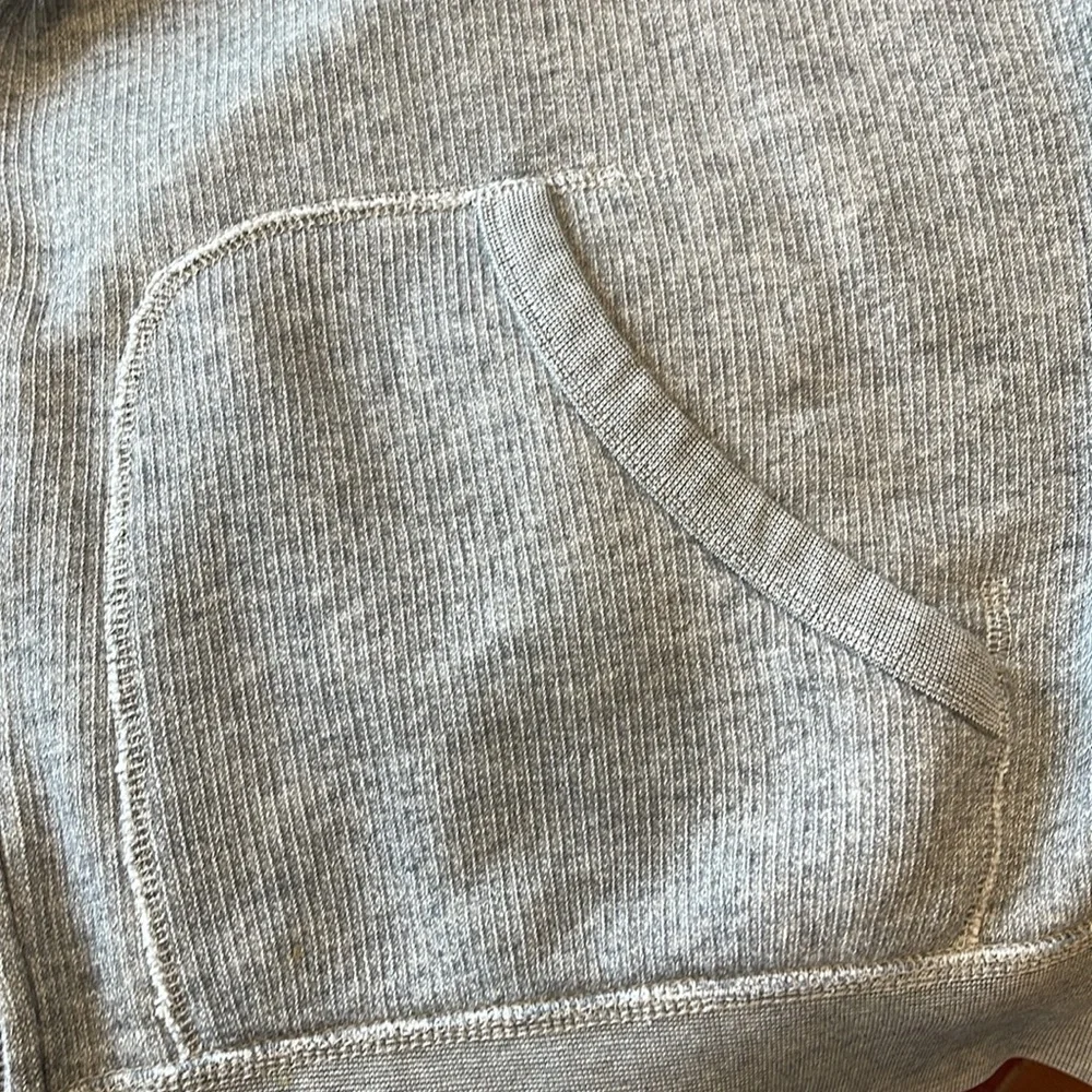 J. Crew Vintage Fleece Hoodie cotton VTG long sleeves zipped pockets